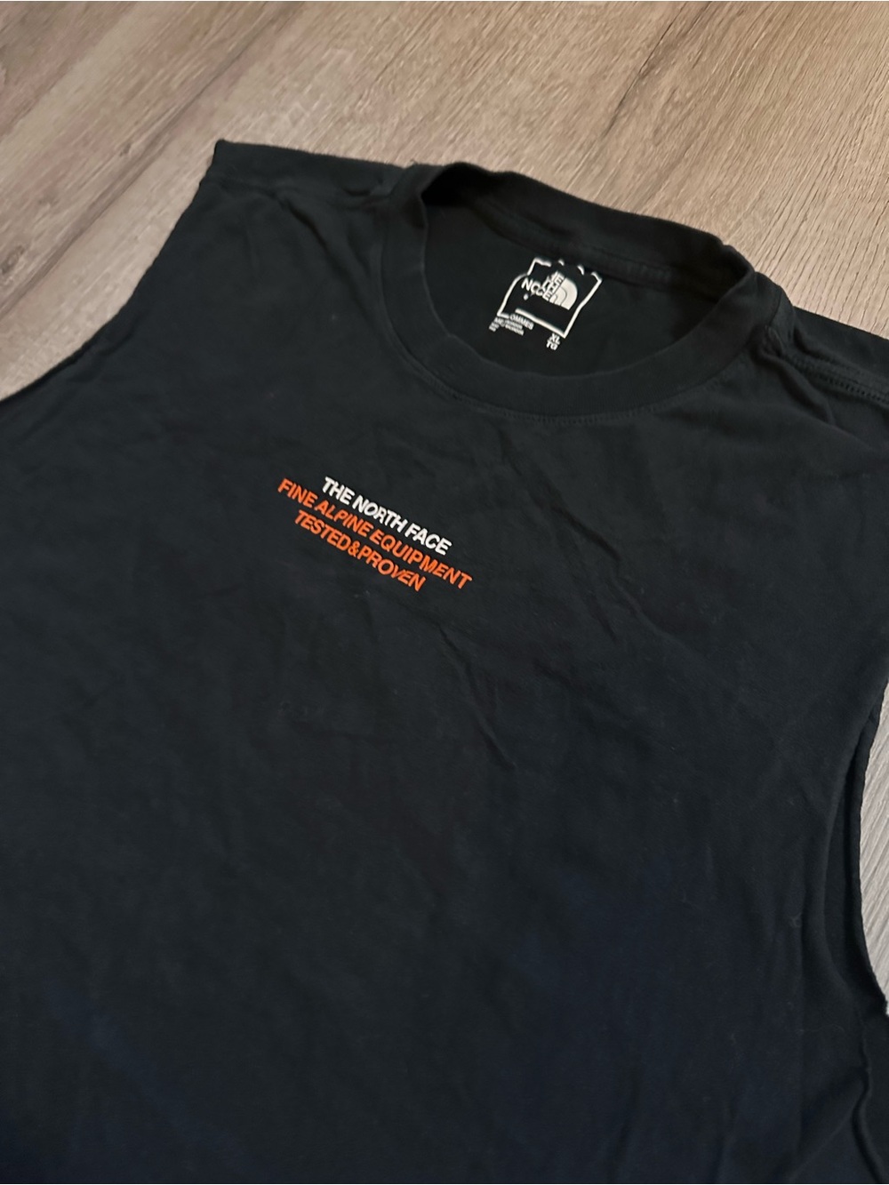 The North Face Men’s Black Sleeveless Logo Tee